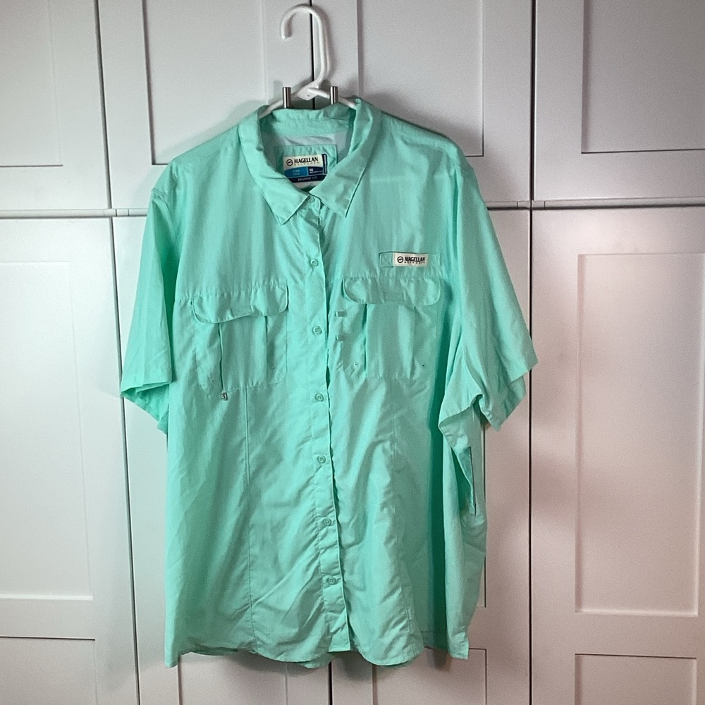 Magellan Moisture Wicking Relaxed Fit outdoor Shirt Size 3X